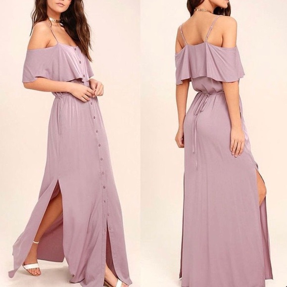 Lulus Dresses & Skirts - Lulu’s Life’s Wonders Mauve Maxi Dress